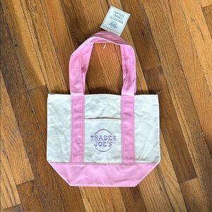 Pink and Cream Tote Bag